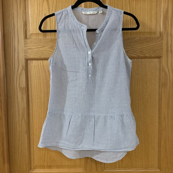 LC Lauren Conrad Tops - LC Lauren Conrad • striped peplum top • size S